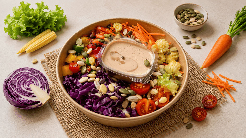 Rainbow Crunch Veggie Salad