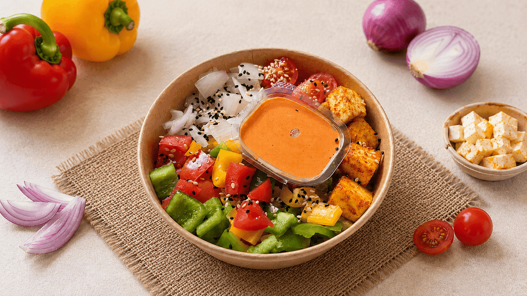 Paneer Tikka Salad Bowl