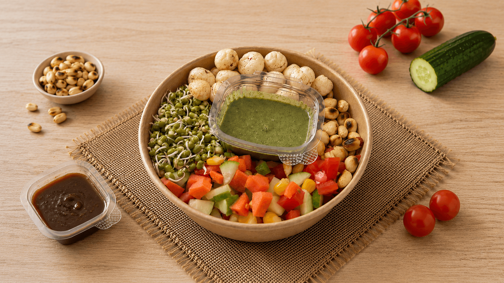 Makhana Sprouts Bowl