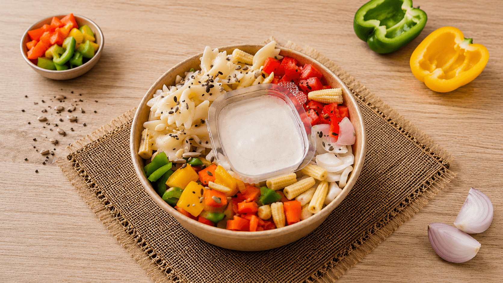 Rainbow Pasta Salad
